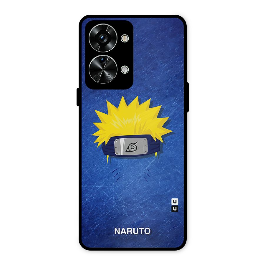 Naruto Headband Minimal Metal Back Case for OnePlus Nord 2T