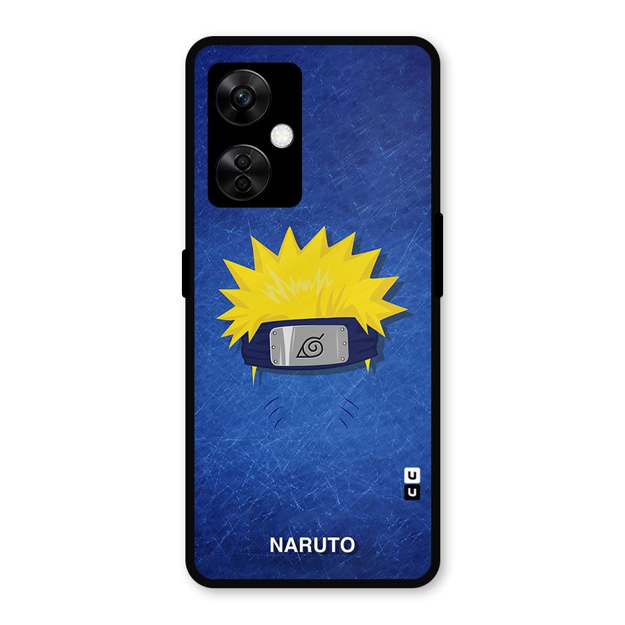 Naruto Headband Minimal Metal Back Case for OnePlus Nord CE 3 Lite