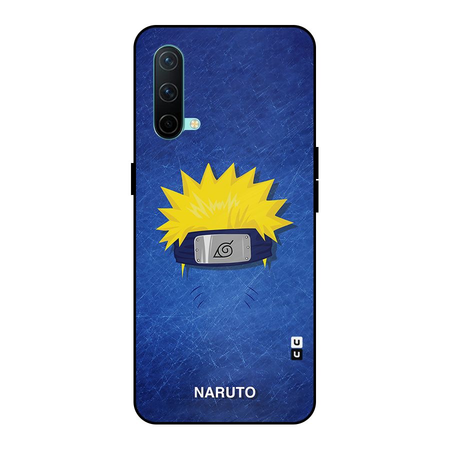 Naruto Headband Minimal Metal Back Case for OnePlus Nord CE 5G