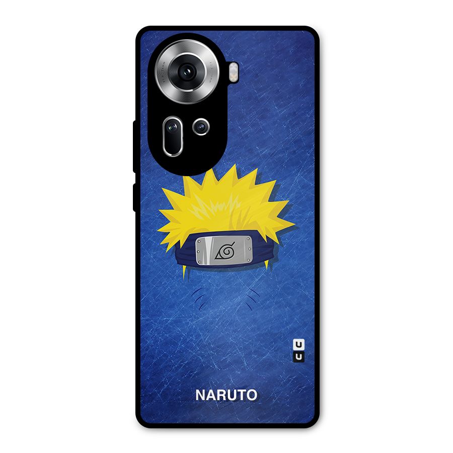 Naruto Headband Minimal Metal Back Case for Oppo Reno11 5G