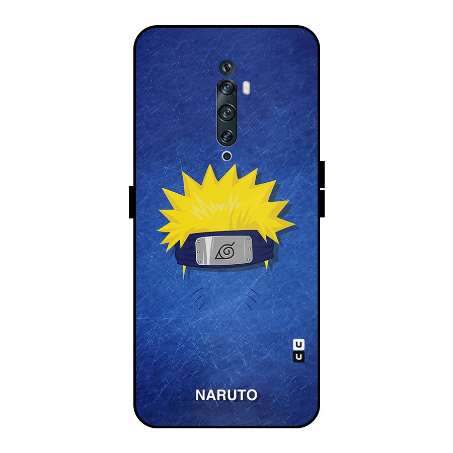 Naruto Headband Minimal Metal Back Case for Oppo Reno2 Z