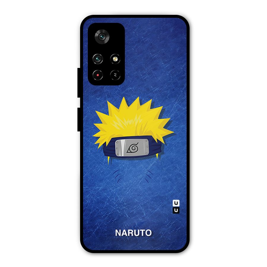 Naruto Headband Minimal Metal Back Case for Poco M4 Pro 5G
