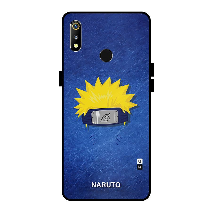 Naruto Headband Minimal Metal Back Case for Realme 3i