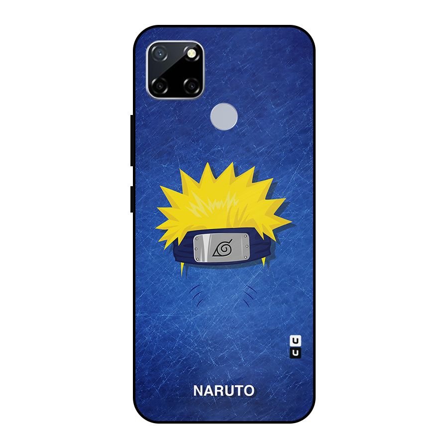 Naruto Headband Minimal Metal Back Case for Realme Narzo 30A