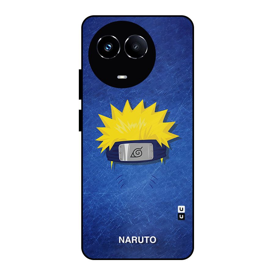 Naruto Headband Minimal Metal Back Case for Realme Narzo 60X