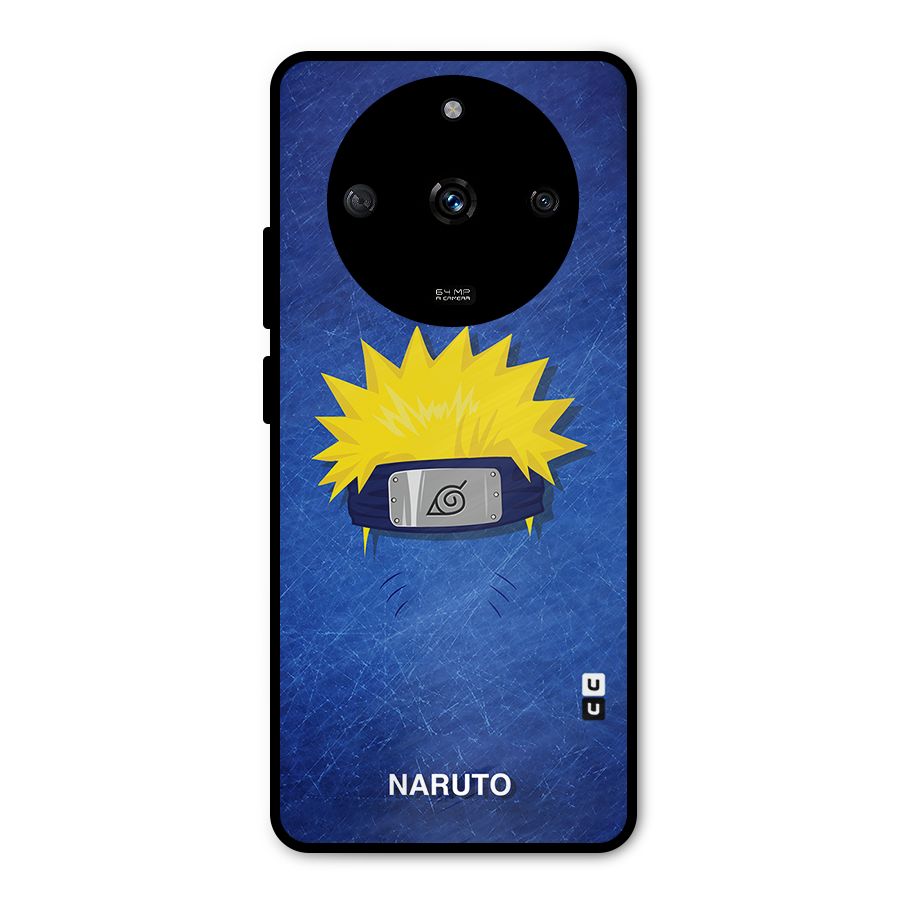 Naruto Headband Minimal Metal Back Case for Realme Narzo 60 5G