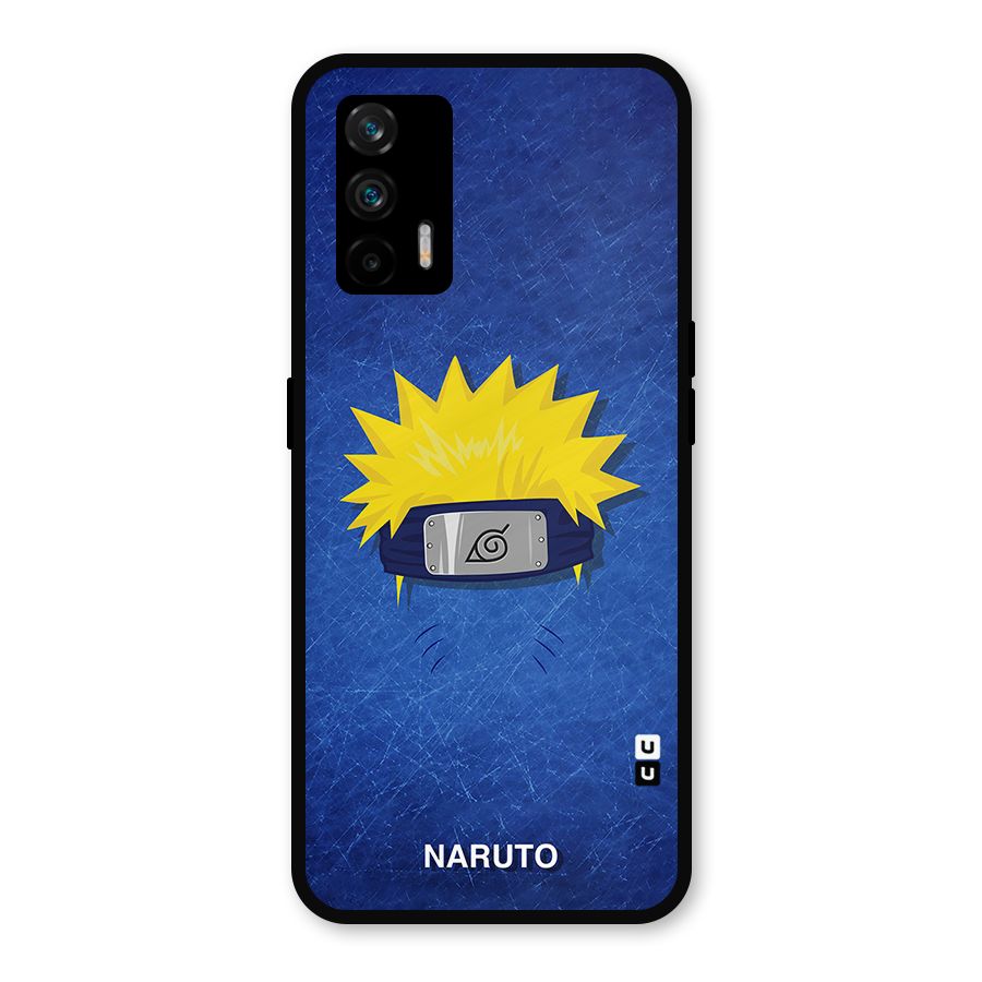 Naruto Headband Minimal Metal Back Case for Realme X7 Max
