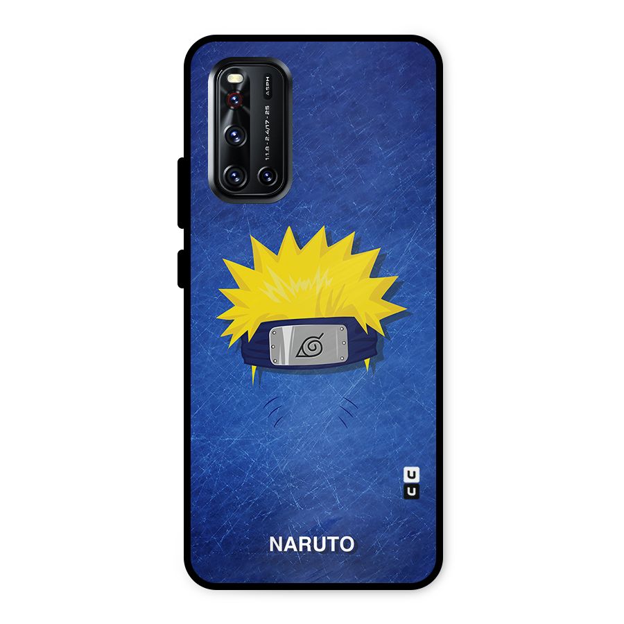 Naruto Headband Minimal Metal Back Case for Vivo V19