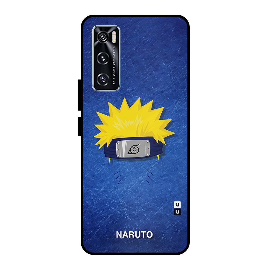 Naruto Headband Minimal Metal Back Case for Vivo V20 SE