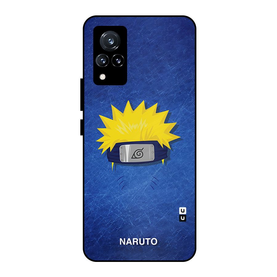 Naruto Headband Minimal Metal Back Case for Vivo V21 5G