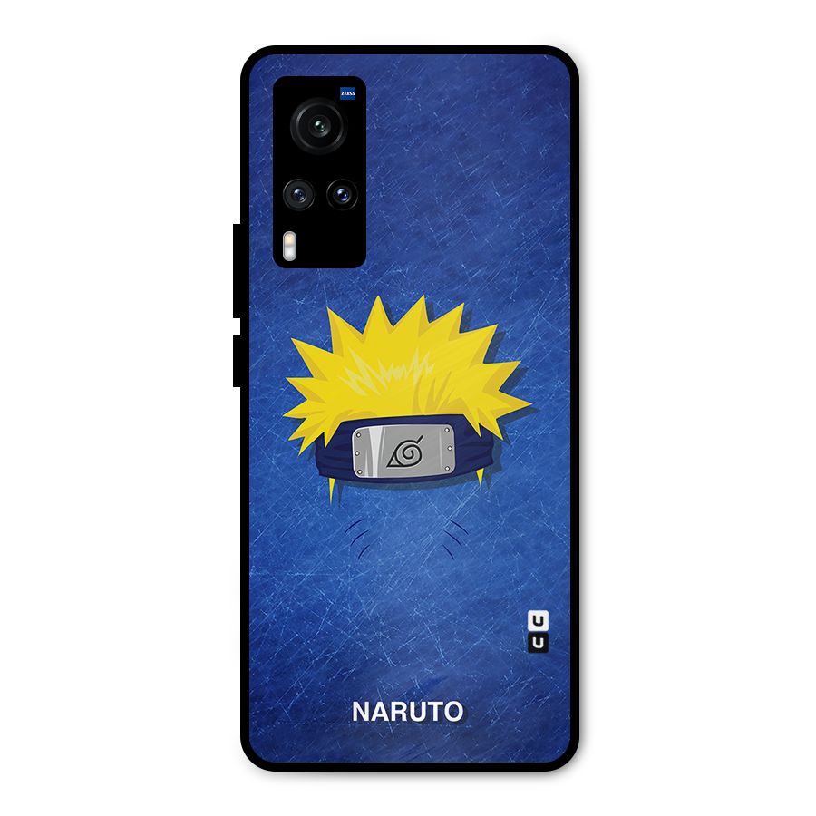 Naruto Headband Minimal Metal Back Case for Vivo X60