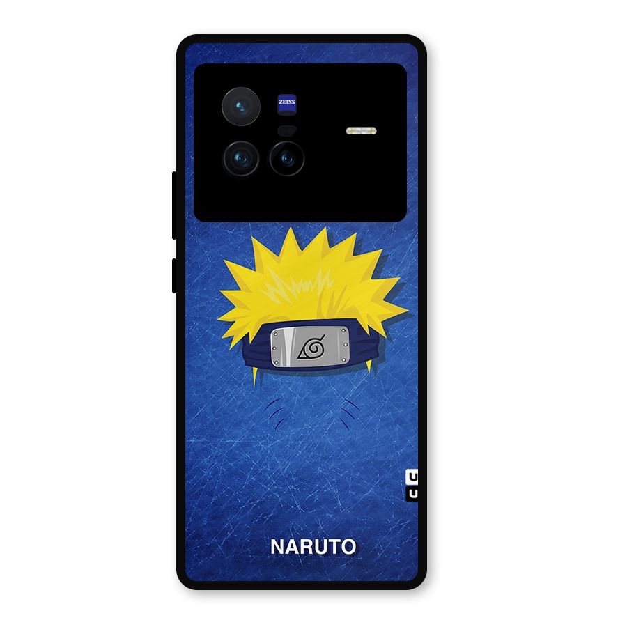 Naruto Headband Minimal Metal Back Case for Vivo X80
