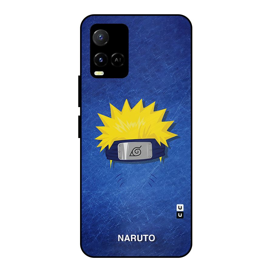 Naruto Headband Minimal Metal Back Case for Vivo Y21G