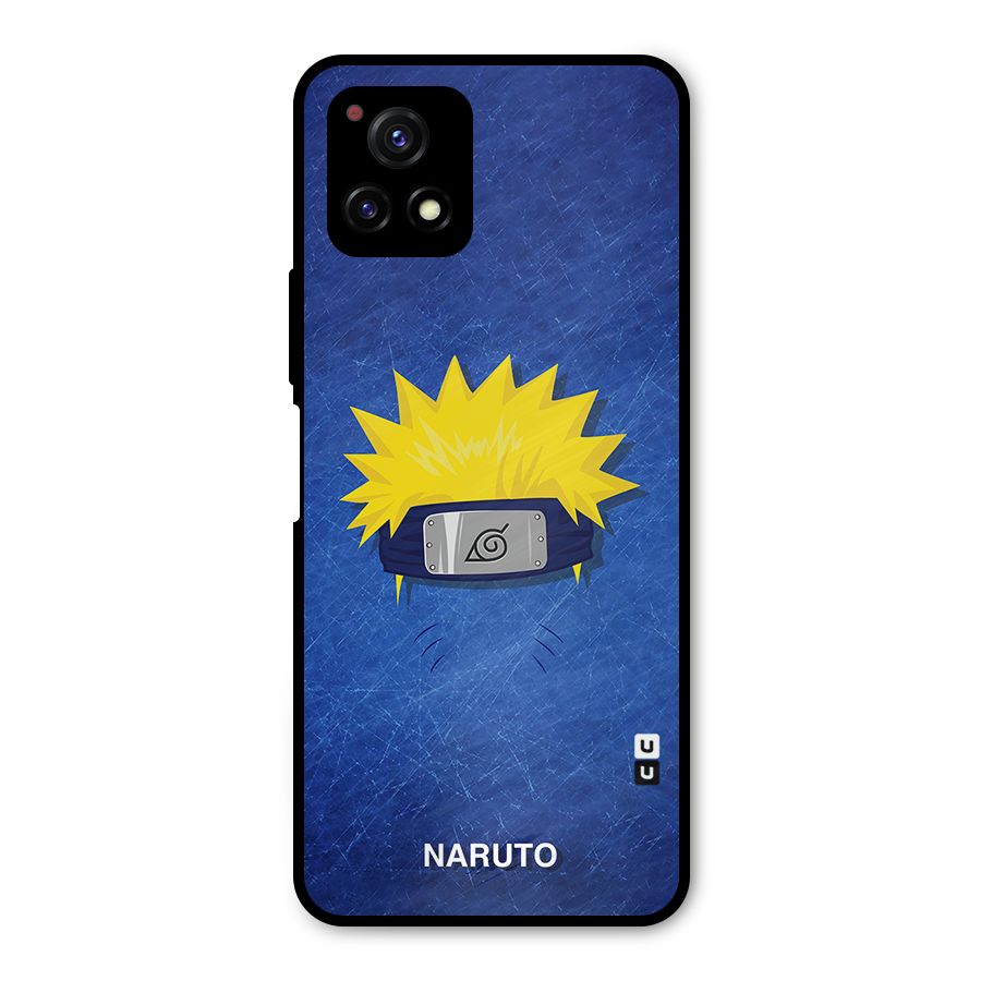 Naruto Headband Minimal Metal Back Case for Vivo Y72 5G