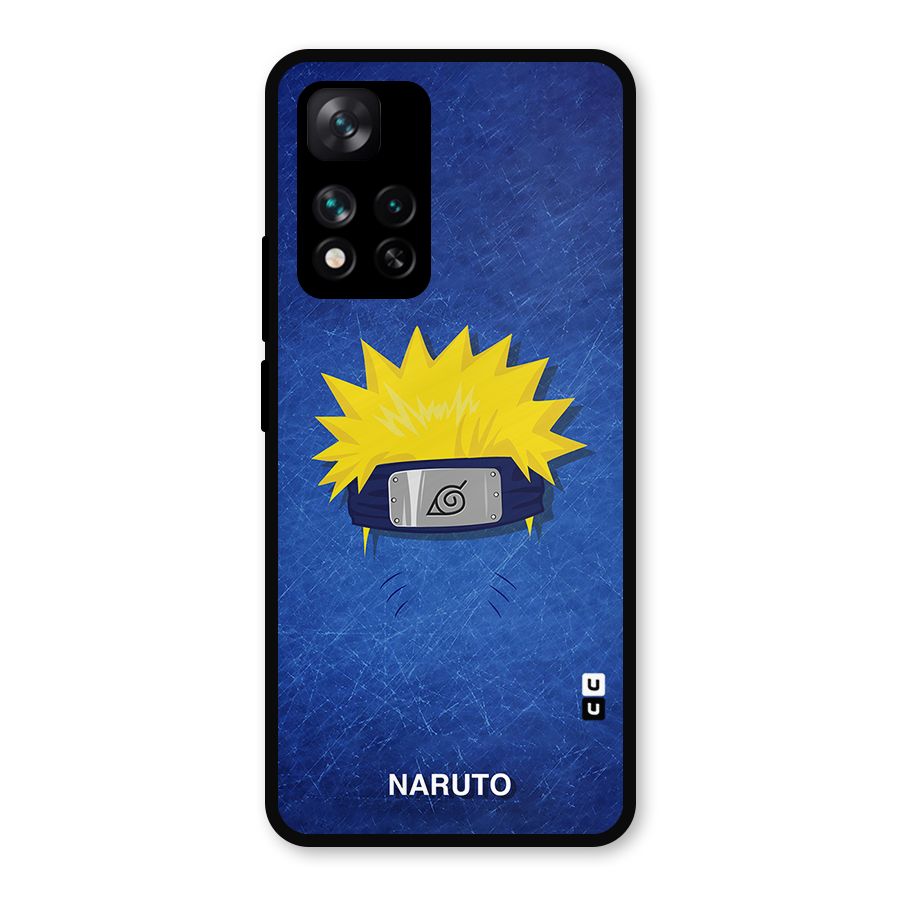 Naruto Headband Minimal Metal Back Case for Xiaomi 11i Hypercharge 5G