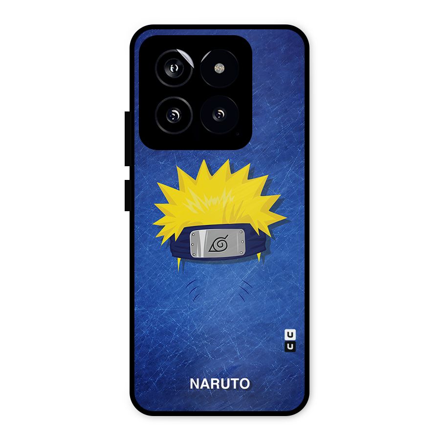 Naruto Headband Minimal Metal Back Case for Xiaomi 14