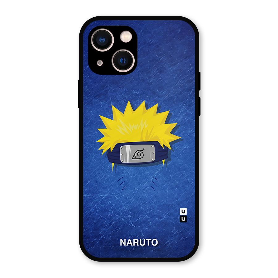 Naruto Headband Minimal Metal Back Case for iPhone 13