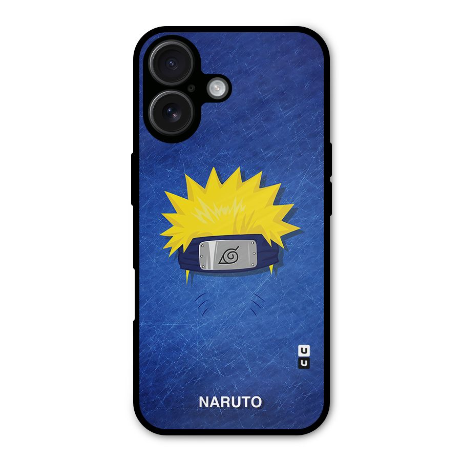 Naruto Headband Minimal Metal Back Case for iPhone 16
