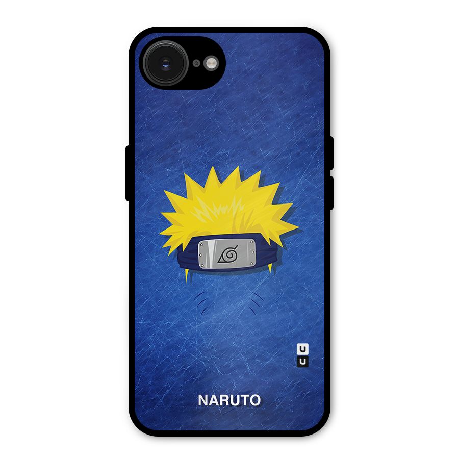 Naruto Headband Minimal Metal Back Case for iPhone 16e