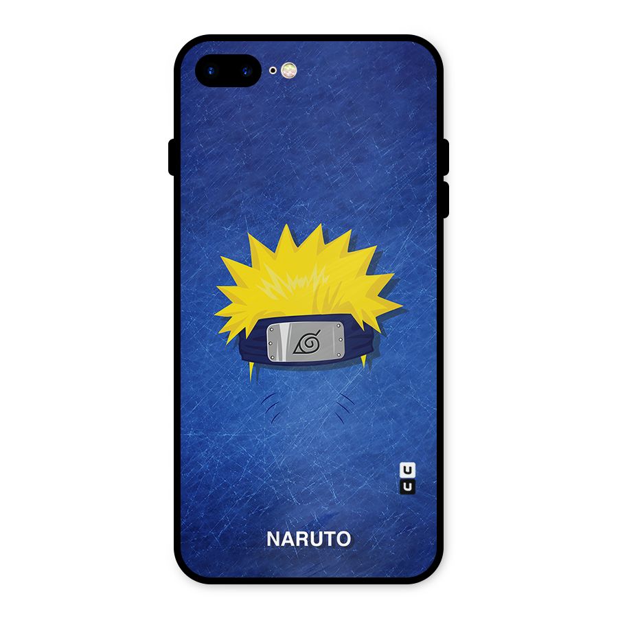 Naruto Headband Minimal Metal Back Case for iPhone 8 Plus