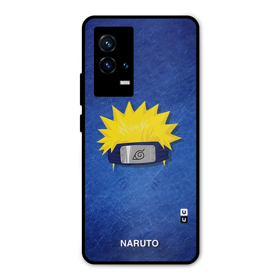 Naruto Headband Minimal Metal Back Case for iQOO 9 5G