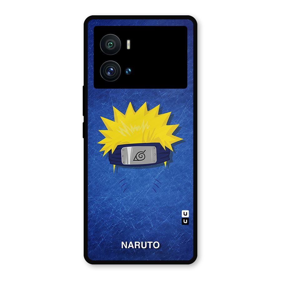 Naruto Headband Minimal Metal Back Case for iQOO 9 Pro