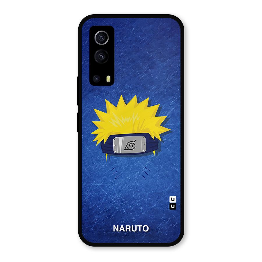 Naruto Headband Minimal Metal Back Case for iQOO Z3