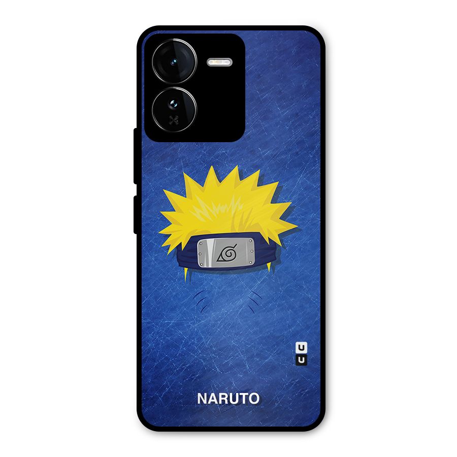 Naruto Headband Minimal Metal Back Case for iQOO Z9