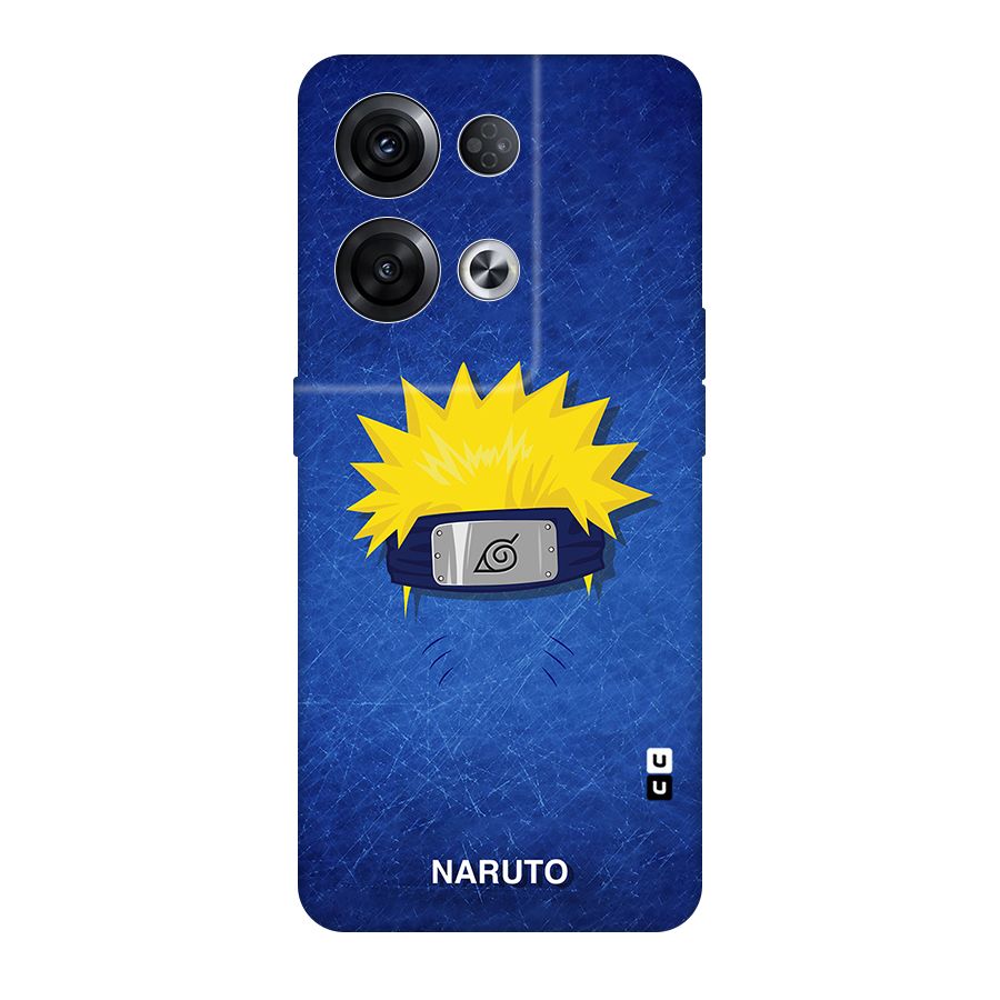 Naruto Headband Minimal Original Polycarbonate Back Case for Oppo Reno8 Pro 5G