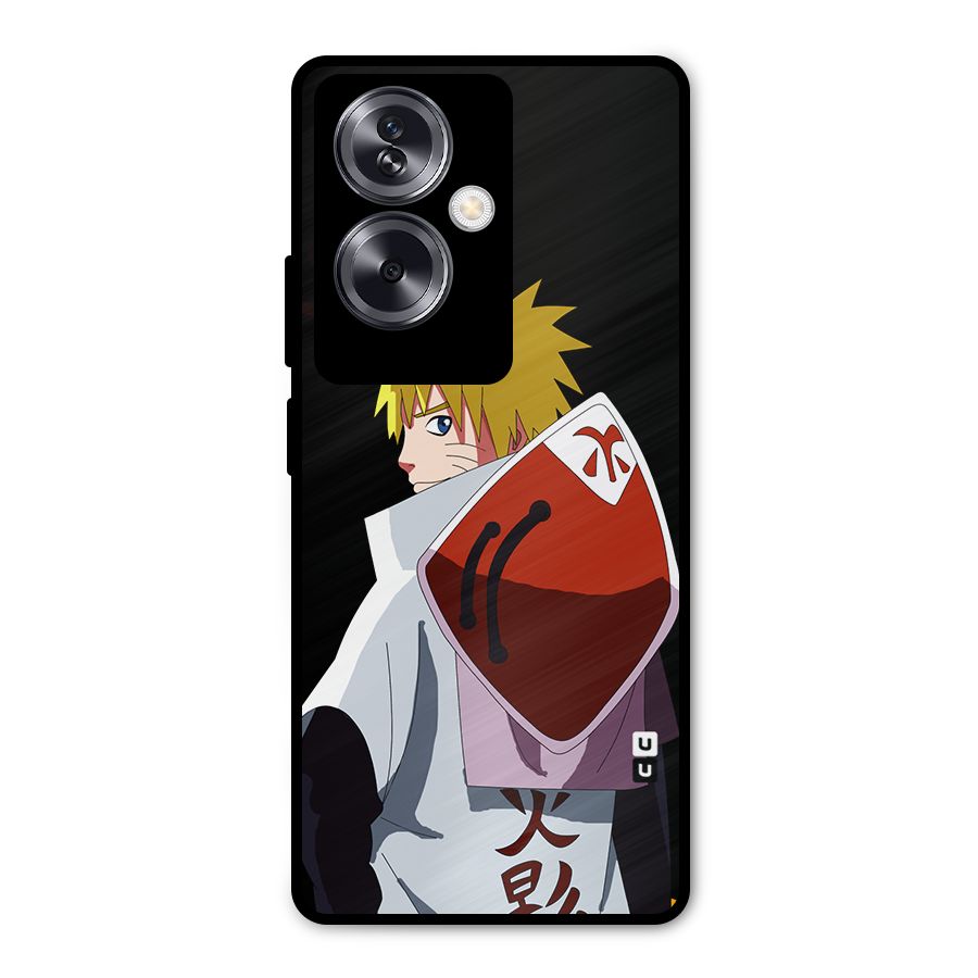 Naruto Hokage Metal Back Case for Oppo A79 5G