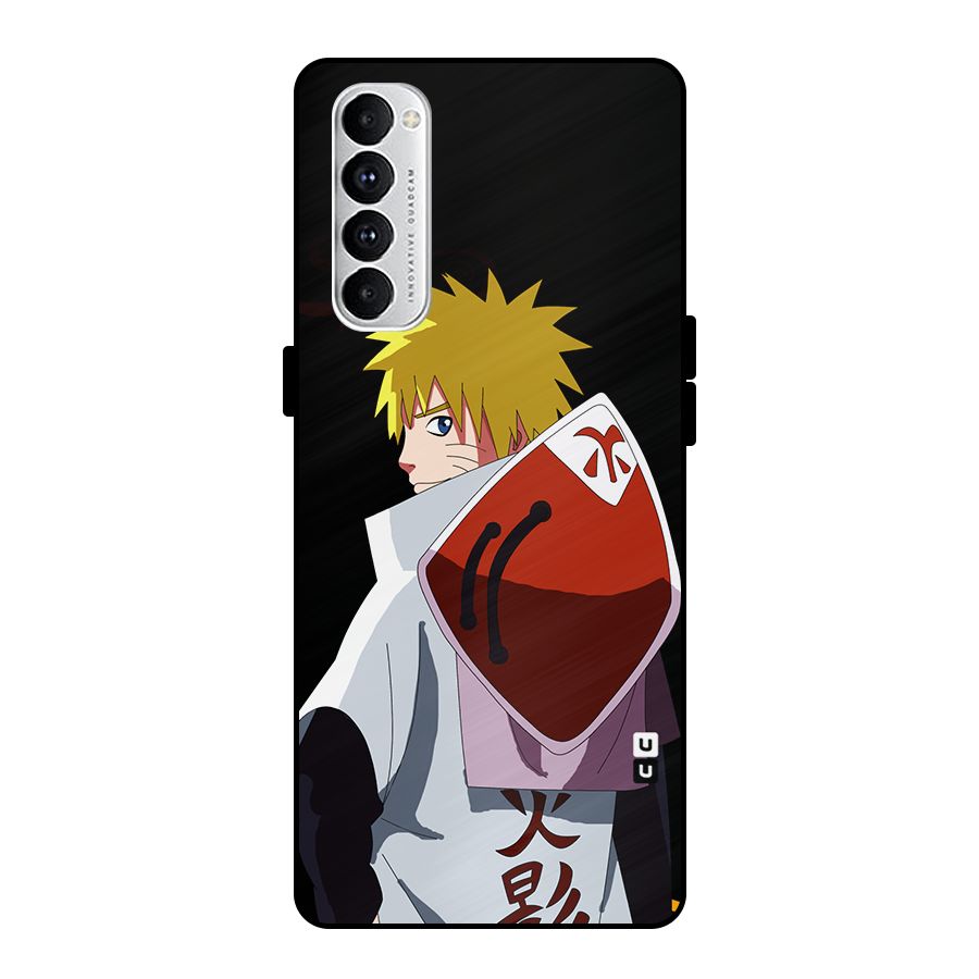 Naruto Hokage Metal Back Case for Oppo Reno4 Pro