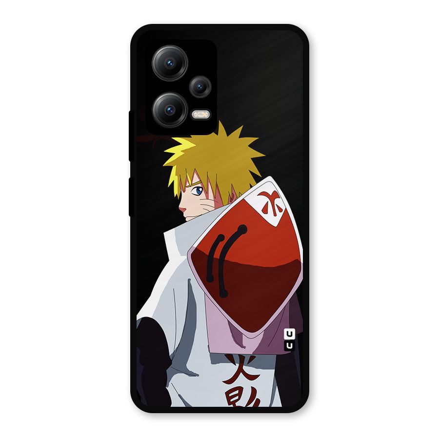 Naruto Hokage Metal Back Case for Redmi Note 12 5G