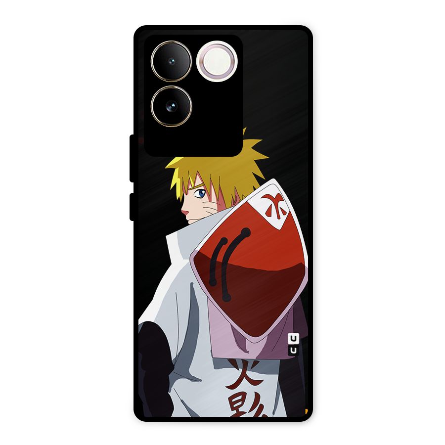 Naruto Hokage Metal Back Case for Vivo T2 Pro