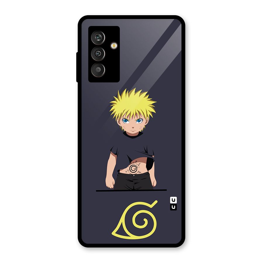 Naruto Kid Glass Back Case for Galaxy M13