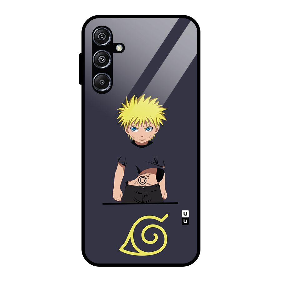 Naruto Kid Glass Back Case for Galaxy M34 5G