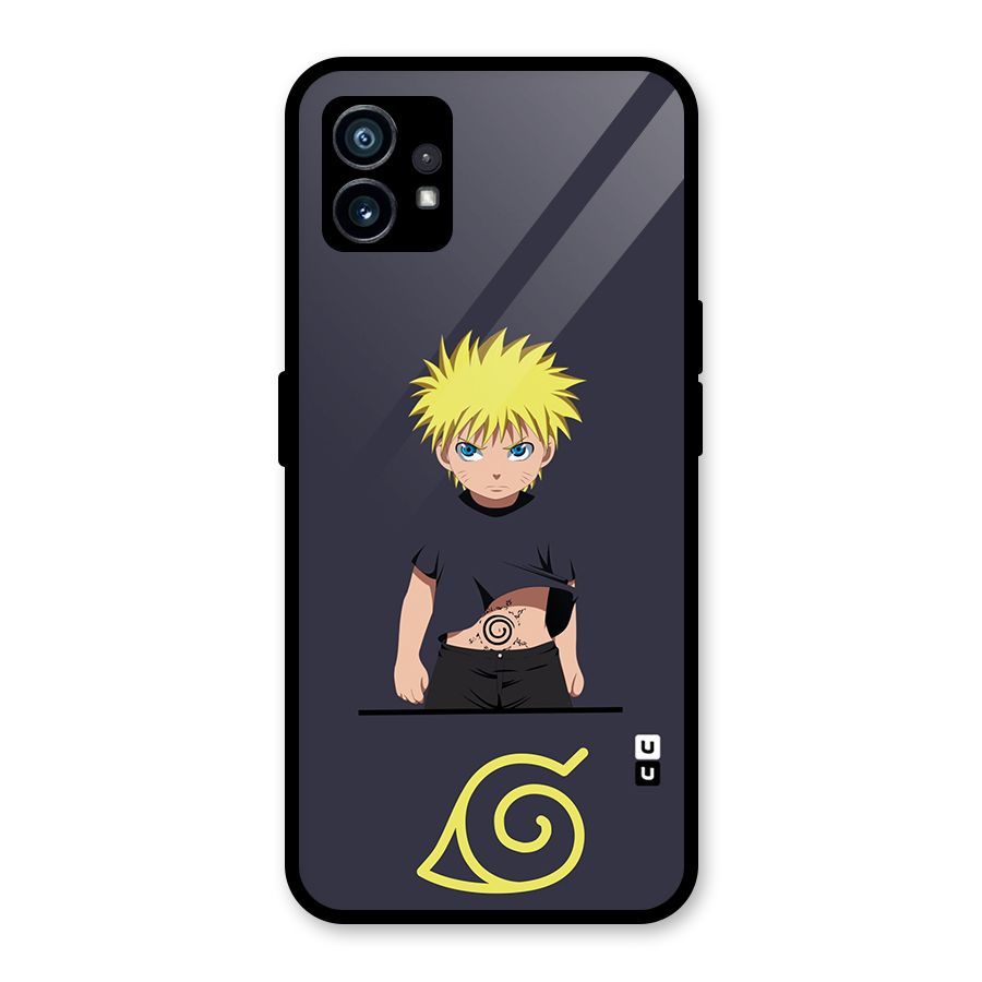 Naruto Kid Glass Back Case for Nothing Phone 1