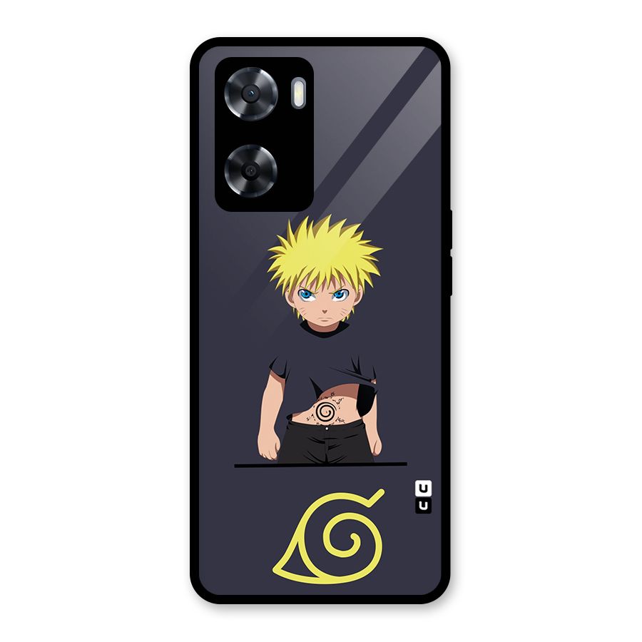 Naruto Kid Glass Back Case for OnePlus Nord N20 SE
