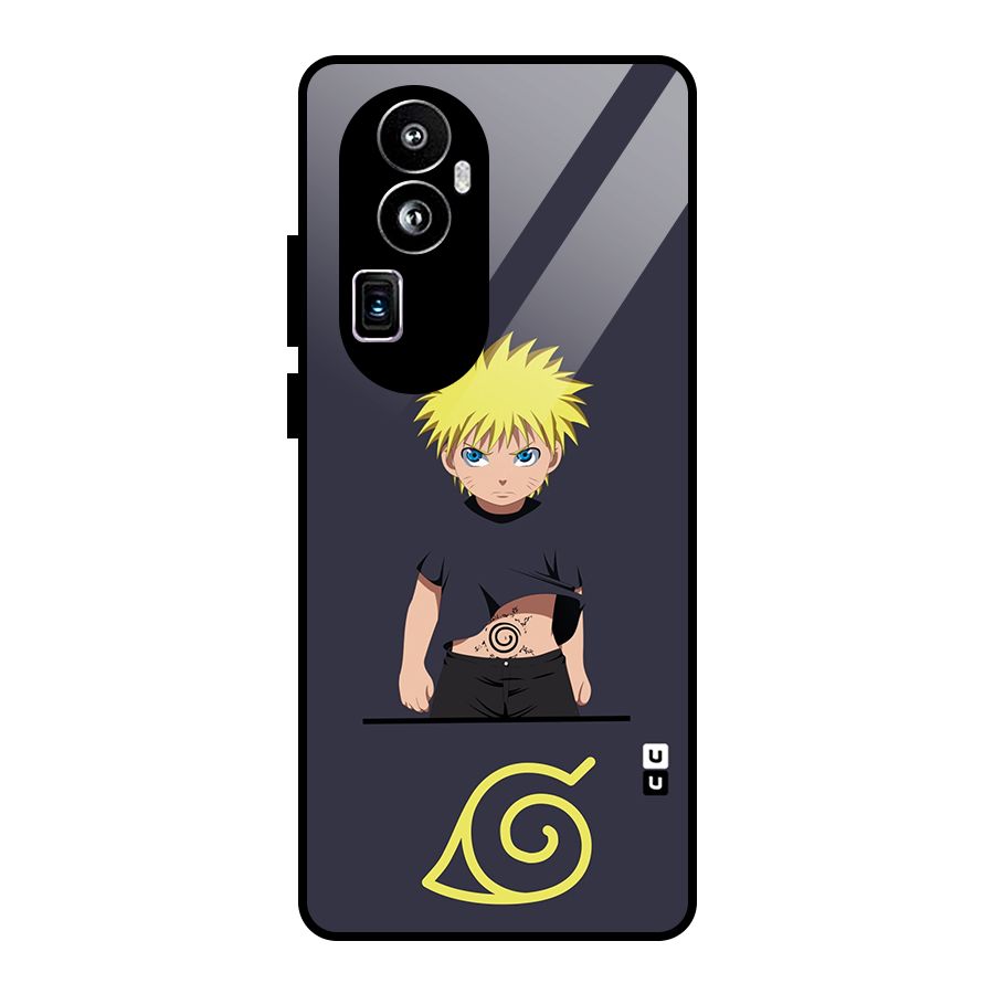 Naruto Kid Glass Back Case for Oppo Reno10 Pro Plus
