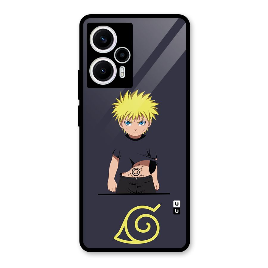 Naruto Kid Glass Back Case for Poco F5