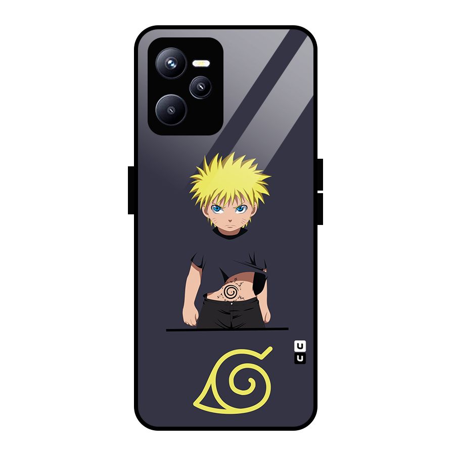 Naruto Kid Glass Back Case for Realme C35