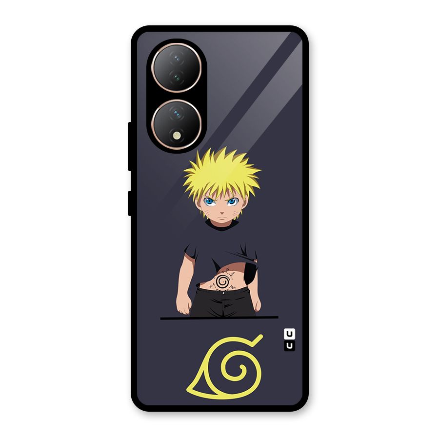 Naruto Kid Glass Back Case for Vivo Y100