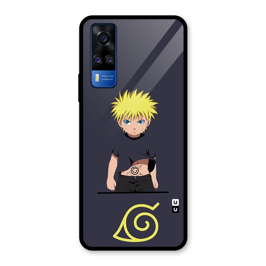 Naruto Kid Glass Back Case for Vivo Y31