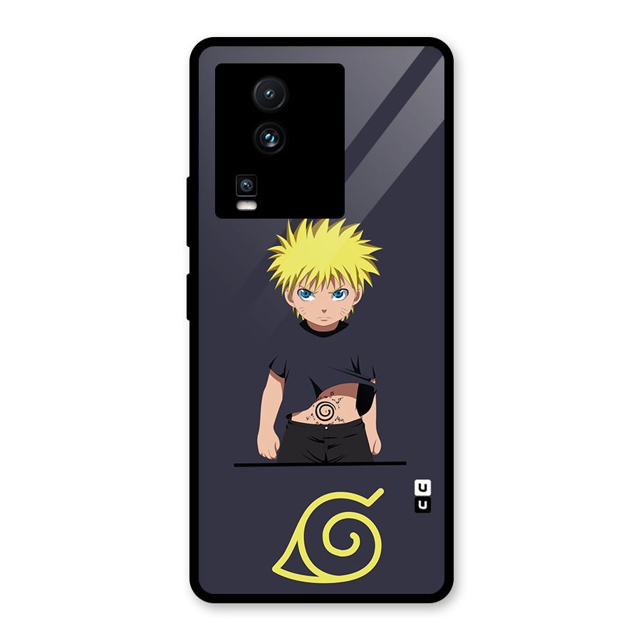 Naruto Kid Glass Back Case for Vivo iQOO Neo 7