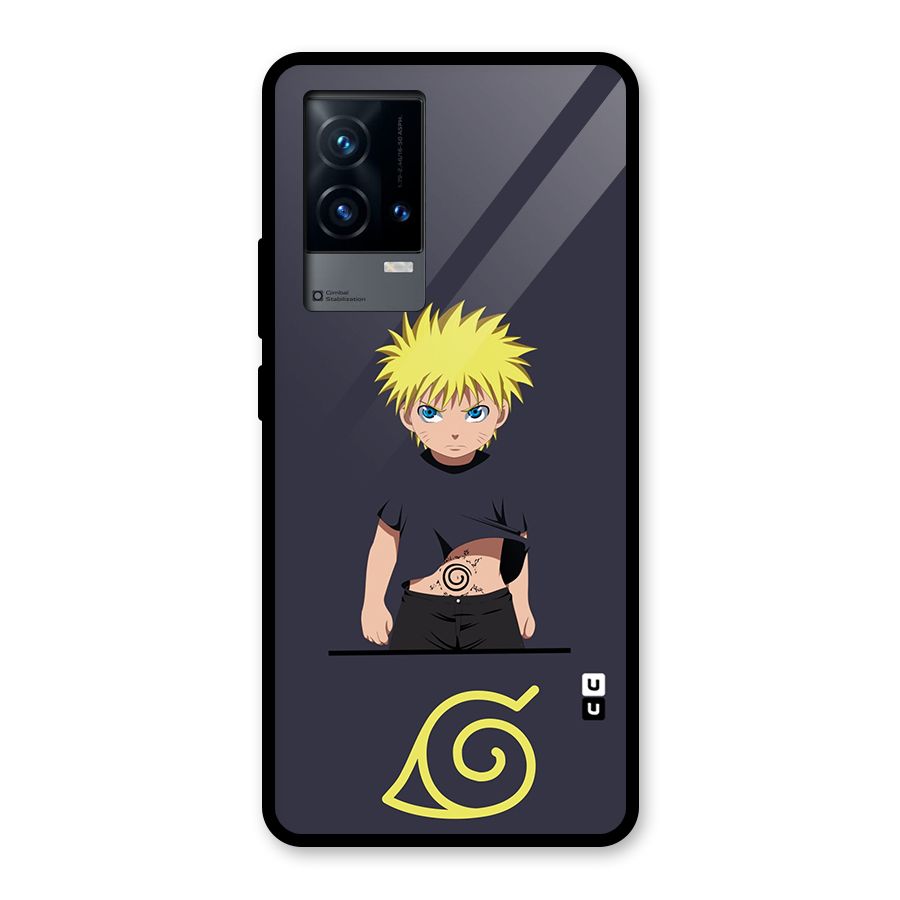Naruto Kid Glass Back Case for iQOO 9 5G