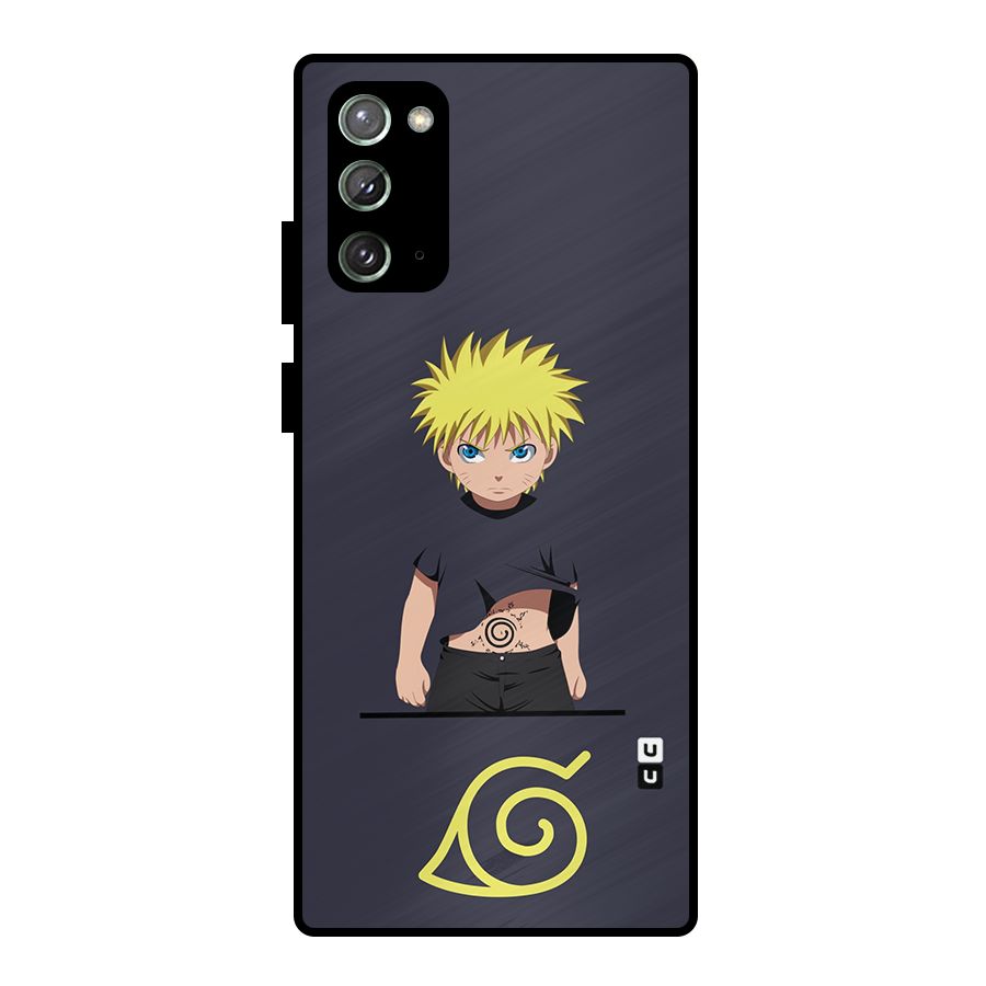 Naruto Kid Metal Back Case for Galaxy Note 20