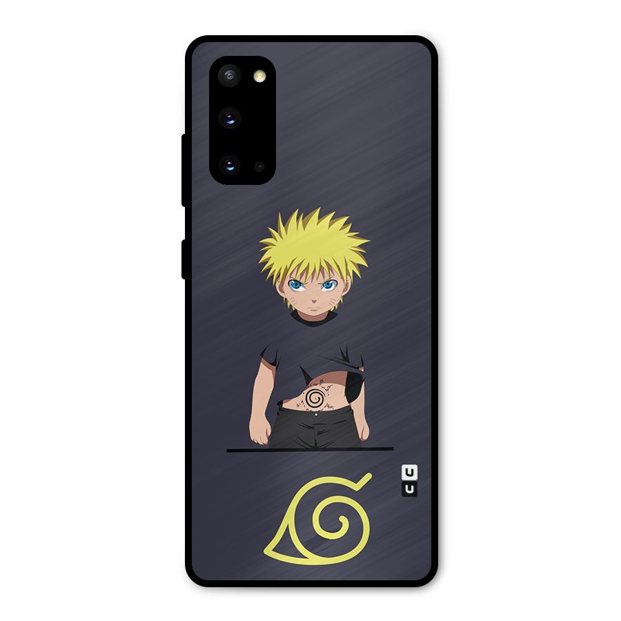 Naruto Kid Metal Back Case for Galaxy S20