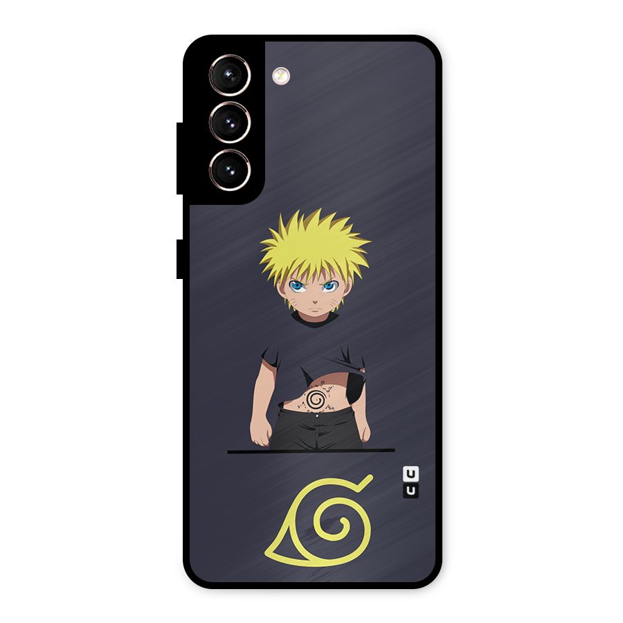 Naruto Kid Metal Back Case for Galaxy S21 5G