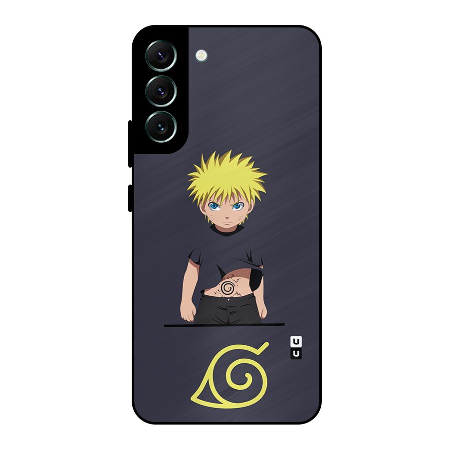 Naruto Kid Metal Back Case for Galaxy S22 Plus 5G