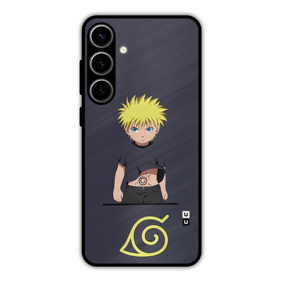 Naruto Kid Metal Back Case for Galaxy S24 Plus
