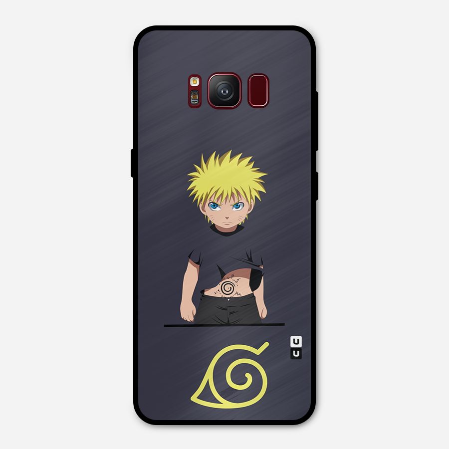 Naruto Kid Metal Back Case for Galaxy S8